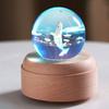 Ocean Whale Resin Crystal Ball Night Light Music Box – Ideal Birthday Gift for Kids & Friends