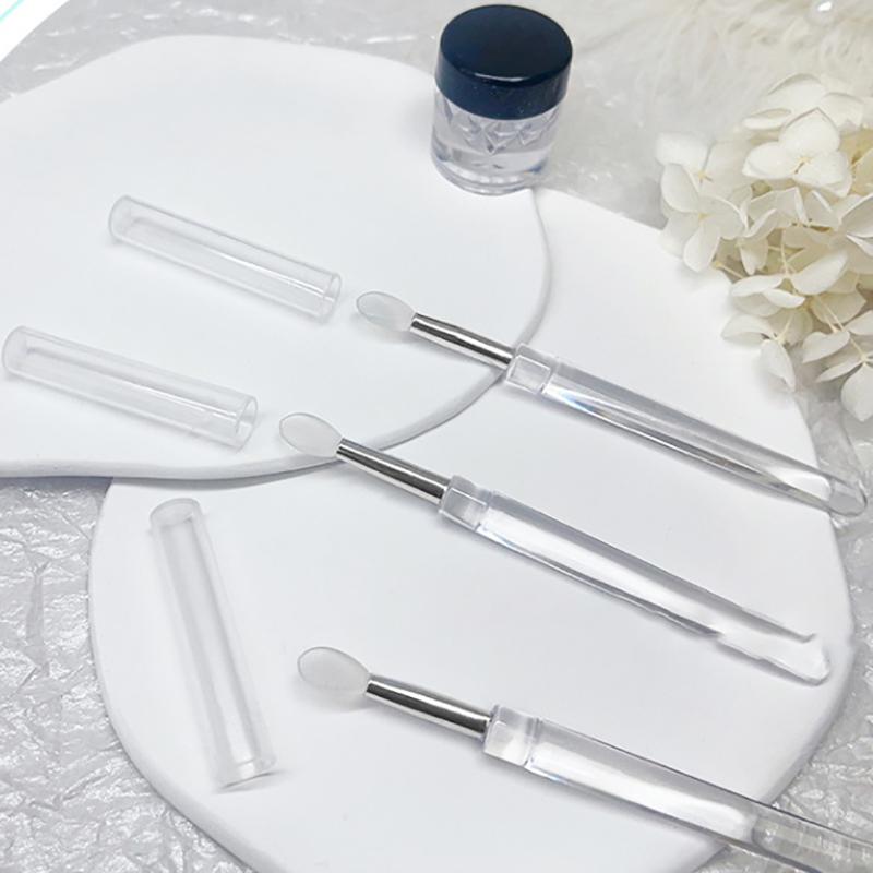 Nail Art Silicone Brush 3D Carving Painting Pencil Uv Gel Polish Mirror Powder Glitter Sculpture Stick Manicure