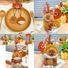 Adorable Capybara Chestnut Plush Keychain Pendant Cute Cartoon Style Accessory