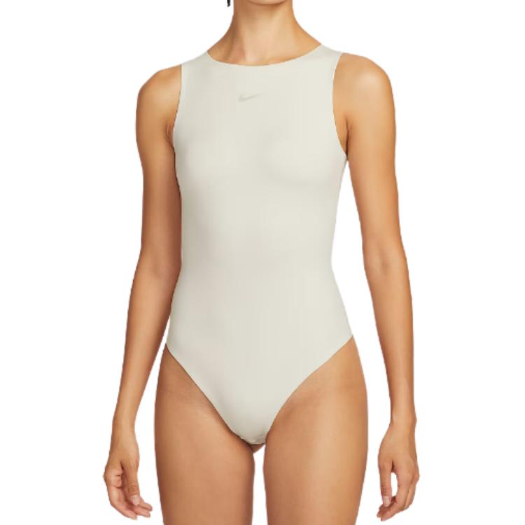 

Nike Однотонный облегающий боди с логотипом Женский боди Белый HQ7007-104 L