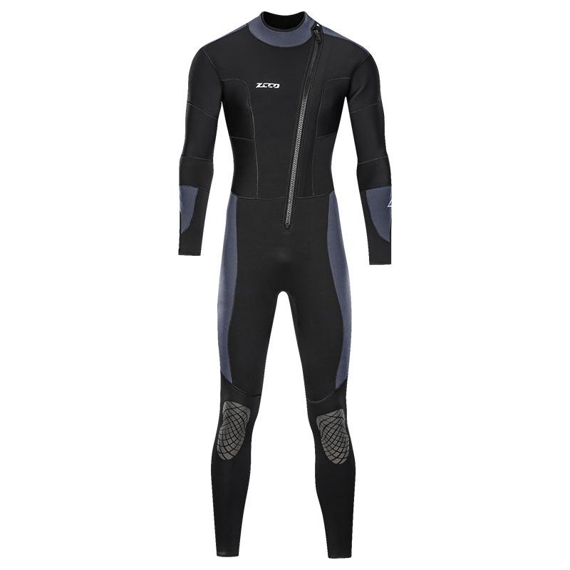 ZCCO 5mm Herren Ganzkörper-Neoprenanzug: Warmer Taucher-, Winterbade-, Surf-, Schnorchelanzug