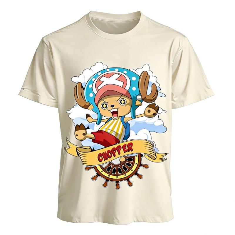 Streetwear One Piece Chopper Anime T Shirt Men Women Cotton Short Sleeve Tee Tops Casual Graphic Tee Y2k Clothes 2026 Summer New
