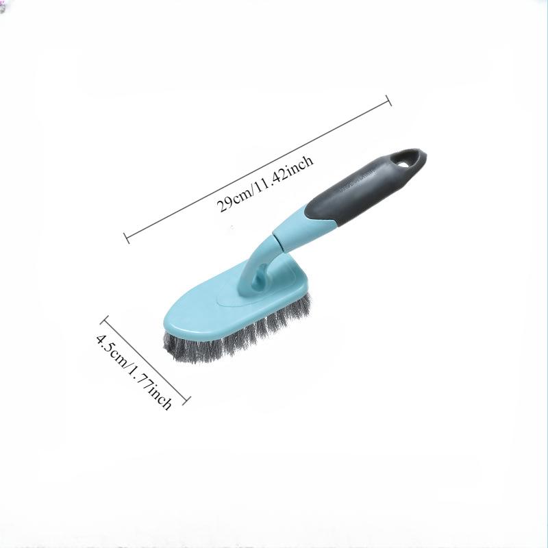 Long handled cleaning brush, floor brush, gap brush, multi-functional cleaning tool for household bathroom hard bristles 1PC