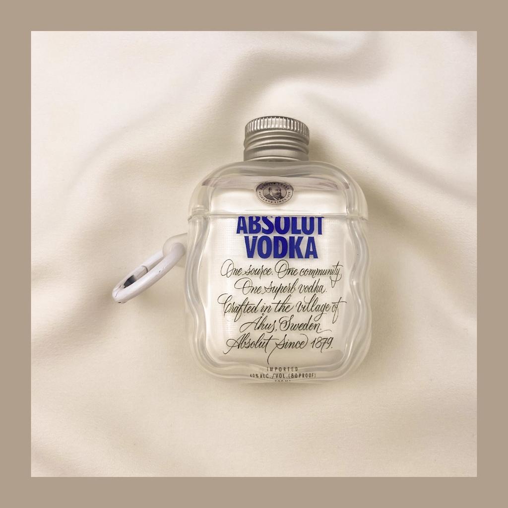Ins Creative Three-dimensional Bottle Cap Vodka AirPods 1 Protective Case Airpod1 for Apple Pro1 Earphone Case
