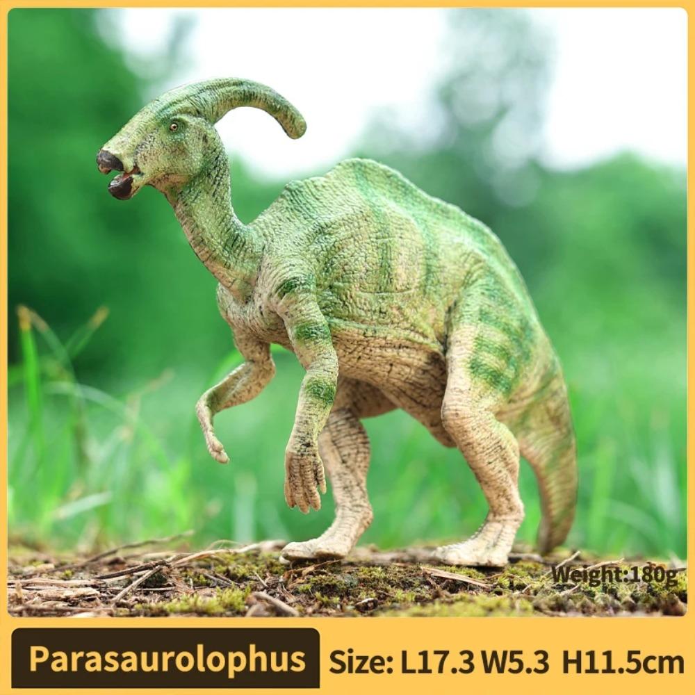Zabawka Dinozaur Parasaurolophus z Jurajskiego Parku dla Dzieci, Figurka Akcji Dinozaura Parasaurolophus - Prezent Dinozaur dla Dzieci w Wieku 3-12 Lat