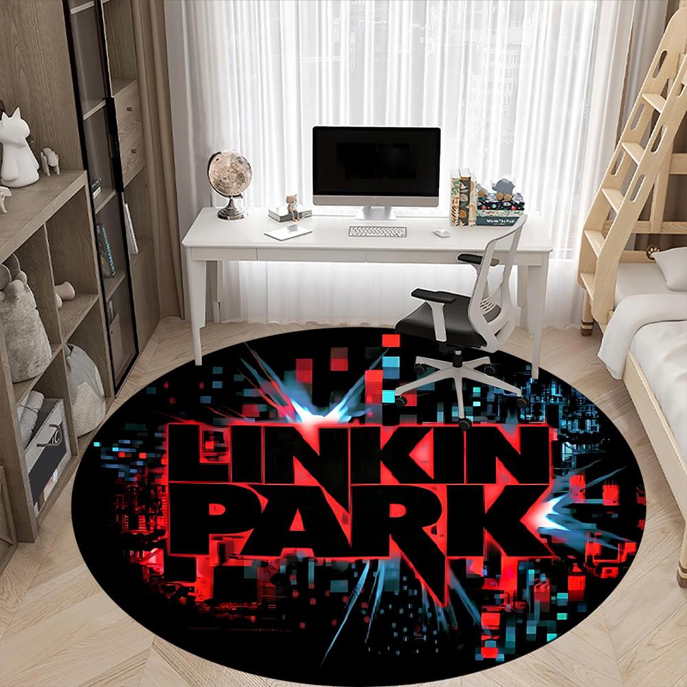 1pc Linkin Park Band MerchandiseChair Carpet for Office, Non-slip, Soft and Durable Office Rug for Interior Decoration, Perfect for Office Yy250925102
