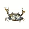 1PC Creative Animal Design Single Pen Holder Plastic Weightlifting Crab Pen Holder for Office Penholder Bracket Storage Pencil Rack