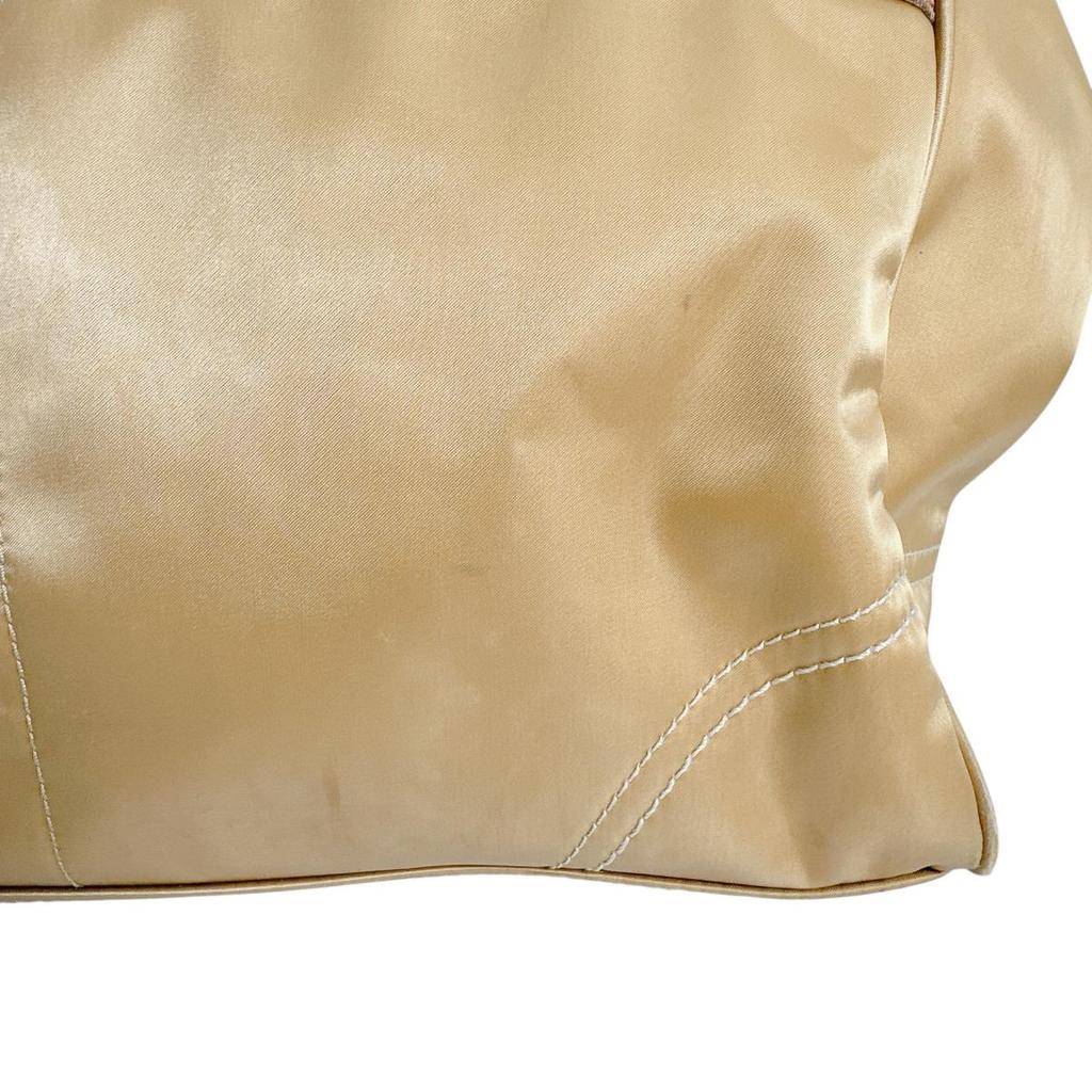 Coach Ashley Dot Handbag Nylon Brown Women B1481-F20027 Used