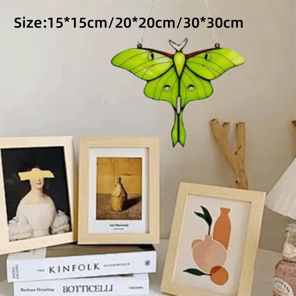 Window Hanging Design Luna Moth Butterfly Unique Handmade Suncatcher Window Hanging  Windows Decor