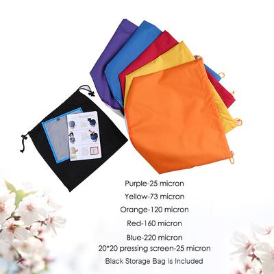 5pcs/set 5 Gallon Filter Bag Bubble Bag Herbal Ice Essence Extractor Kit Set of 5pcs Micron Bag