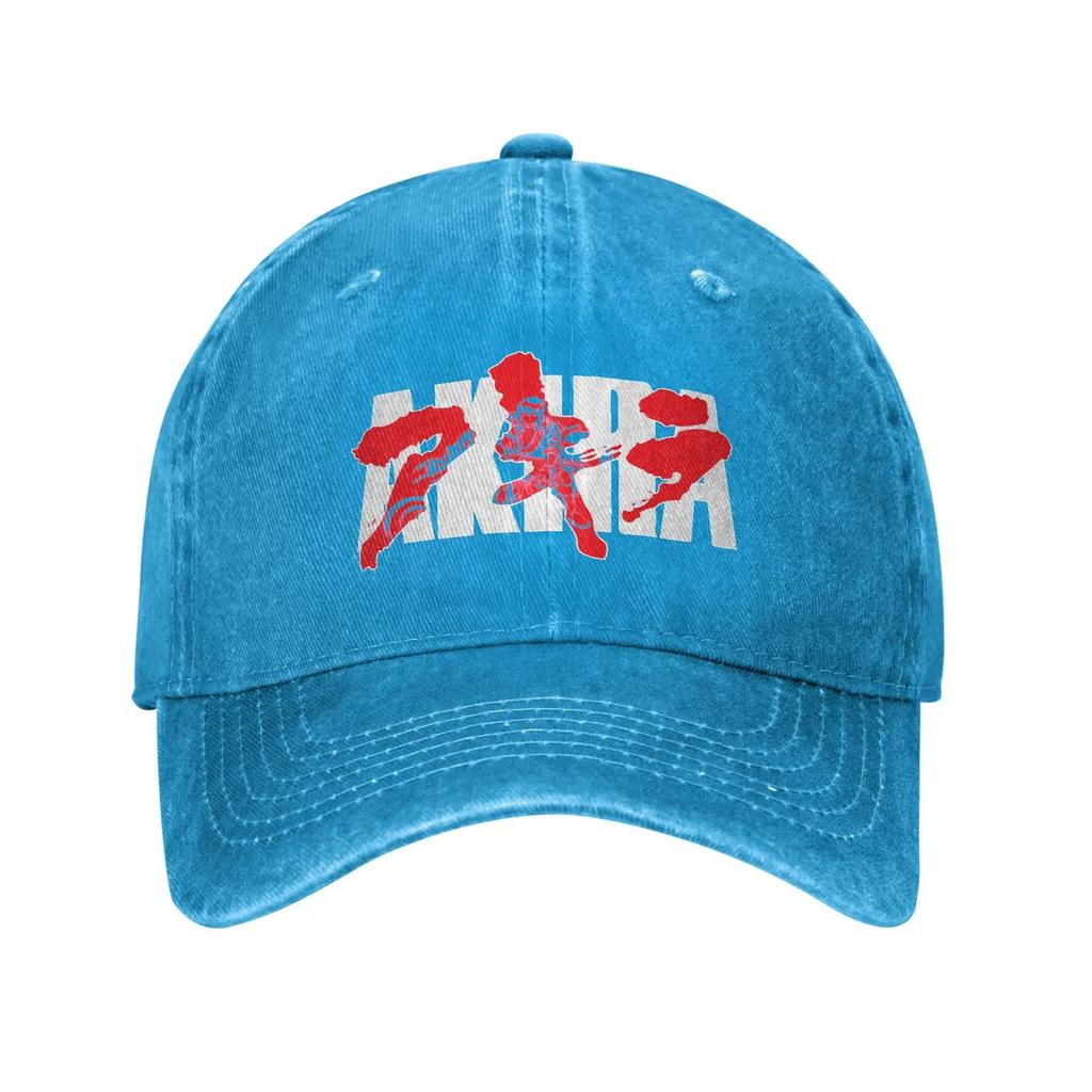 Summer Akira Retro Vintage Baseball Cap Sun Adjustable Print Washed Trucker Hat Female Male y2k Cool Kpop Rock Baseball Caps