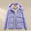 Removable hat down padded jacket women's new small padded jacket loose fashion padded jacket