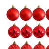 36Pcs Christmas Balls Ornaments Hanging 6cm Shatterproof Tree for Wedding