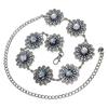 Adjustable Stone Embellished Waist Belt Bohemian Body Chain Waist Jewelry Accessory Gift for Women Outdoor Event