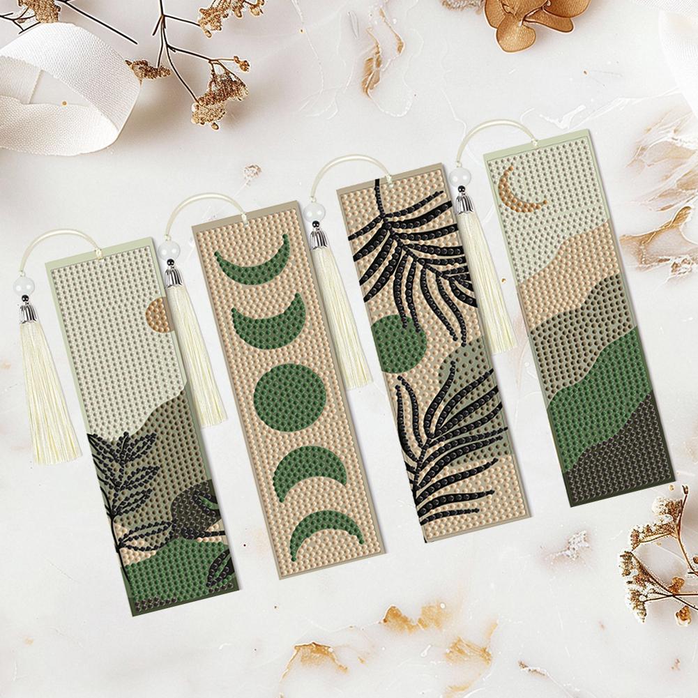 3Pcs Animal Themed DIY Diamond Painting Bookmark Diamond Bookmark Art Projects for Beginners Ideal Choice for Home Office Use