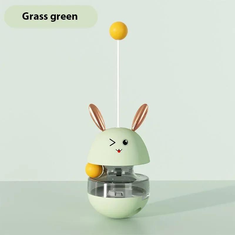 Tumbler Interaktives Katzenspielzeug Leckerli-Futterspender Spielzeug mit rollenden Bällen Lustiger Katzen-Slow-Feeder IQ-Trainingsball für Kätzchen