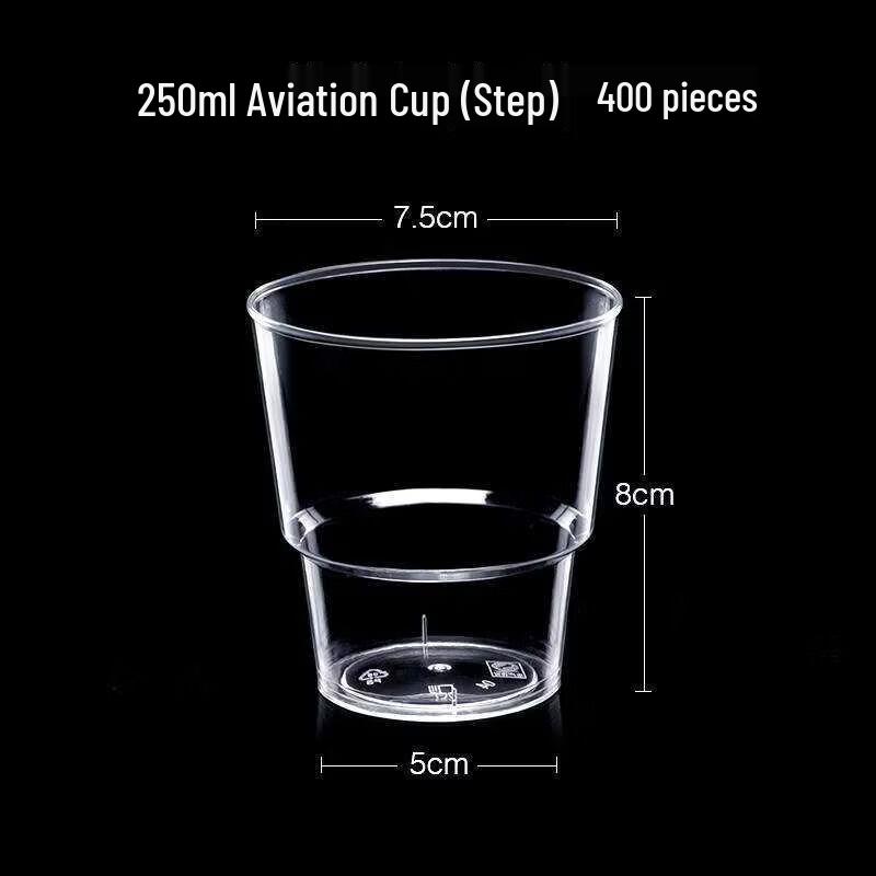 Утолщенные одноразовые стаканы из твердого пластика