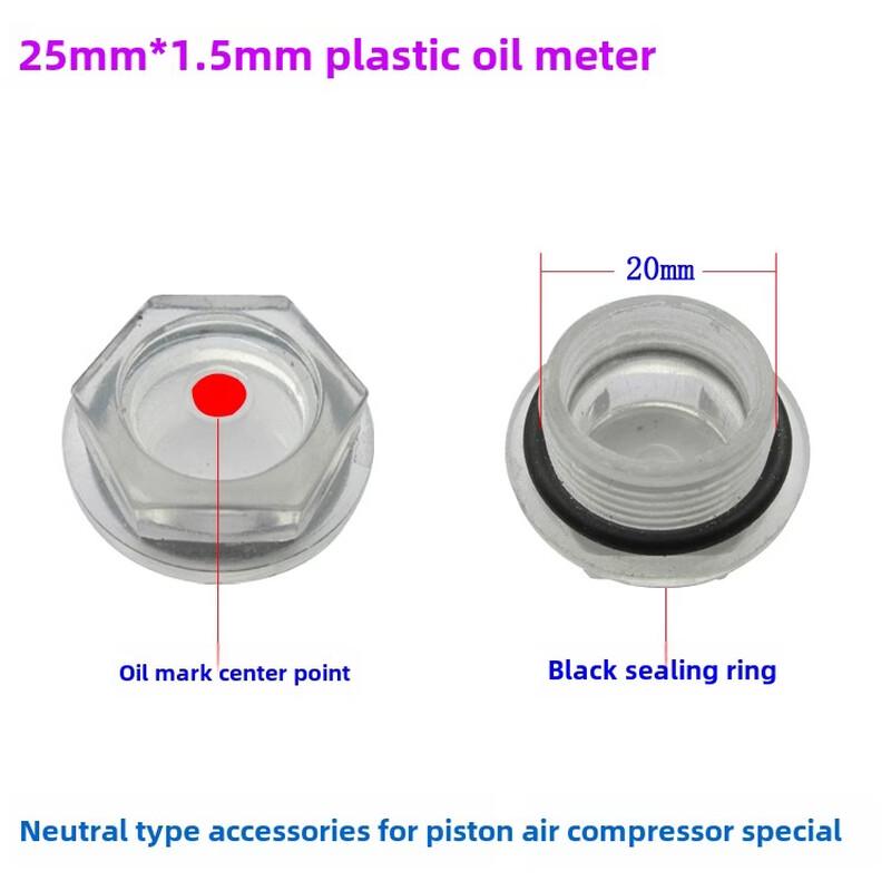 Ally Round Aluminum Oil Sight Glass for Air Compressors