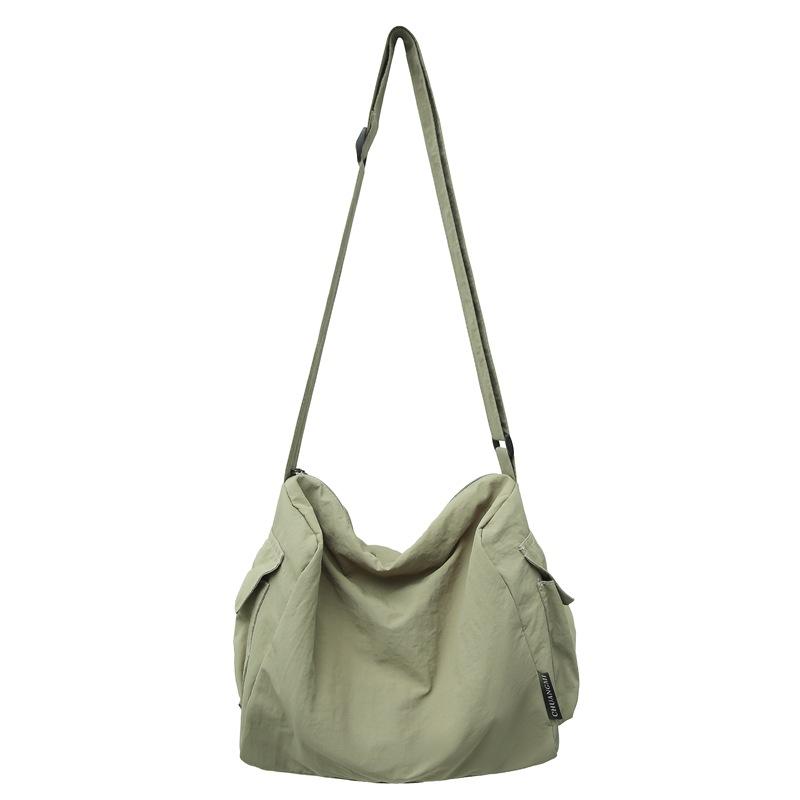 Geantă de nailon Geanta de damă, de culoare solidă, de umăr