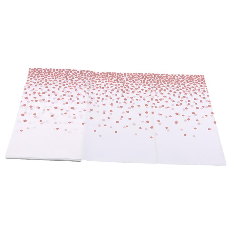 274*137cm Tablecloth Bronzing Black Dot Table Cover for Adult Happy Birthday Party Supplies Wedding Decorations Christmas Decor
