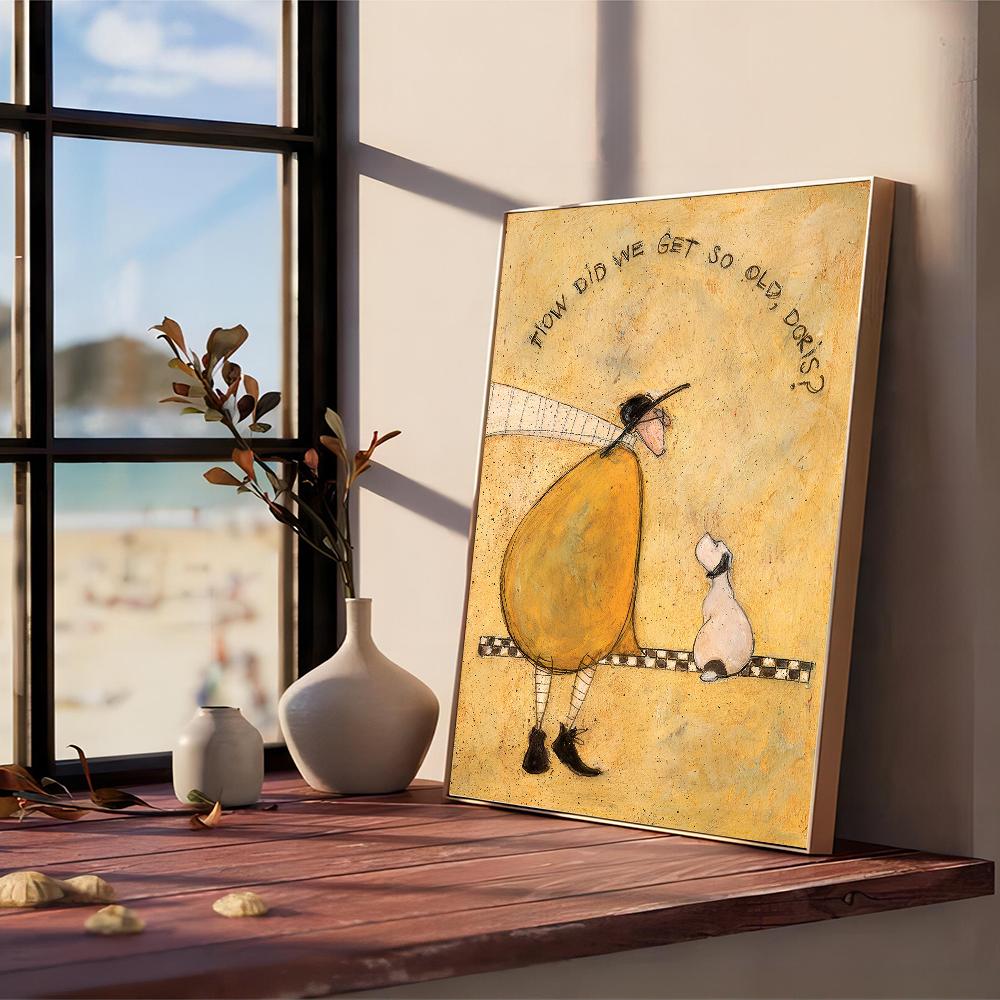 Sam Toft Kunst Klassische Filmposter Ausgefallener Wandaufkleber für Wohnzimmer Leinwanddrucke Bar Dekoration Zimmer Wanddeko