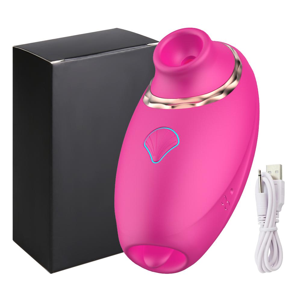 3 In 1 Tongue Licking Sucking Vibrator Nipple Clit Sucker Clitoris Stimulator 7 Frequency Sucking Women Sex Toys for Adult