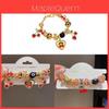 Vintage Floral Heartshaped Bracelets With Embedded Crystals For Women Gift Giving