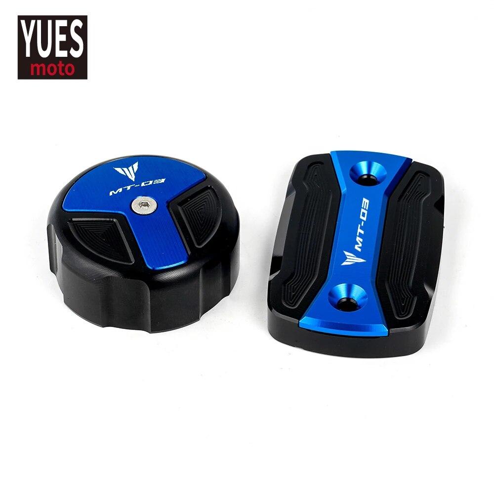 Motorcycle Accessories Front Rear Brake Fluid Reservoir Cap Cover For YAMAHA MT03 MT-03 Mt03 2015-   2018 2017 2016