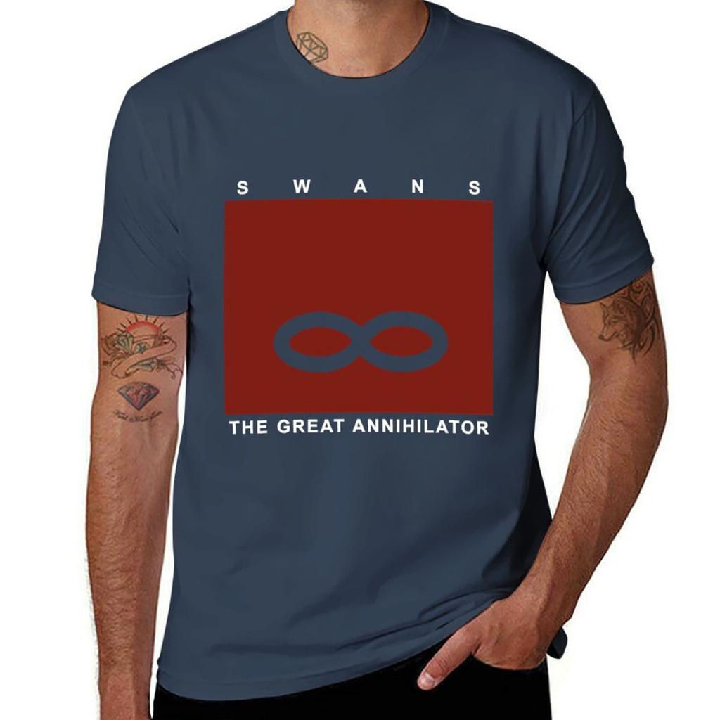 Swans The Great Annihilator T-Shirt T-Shirt Tops Animal Prinfor Boys Sublime T Shirts for Men Graphic