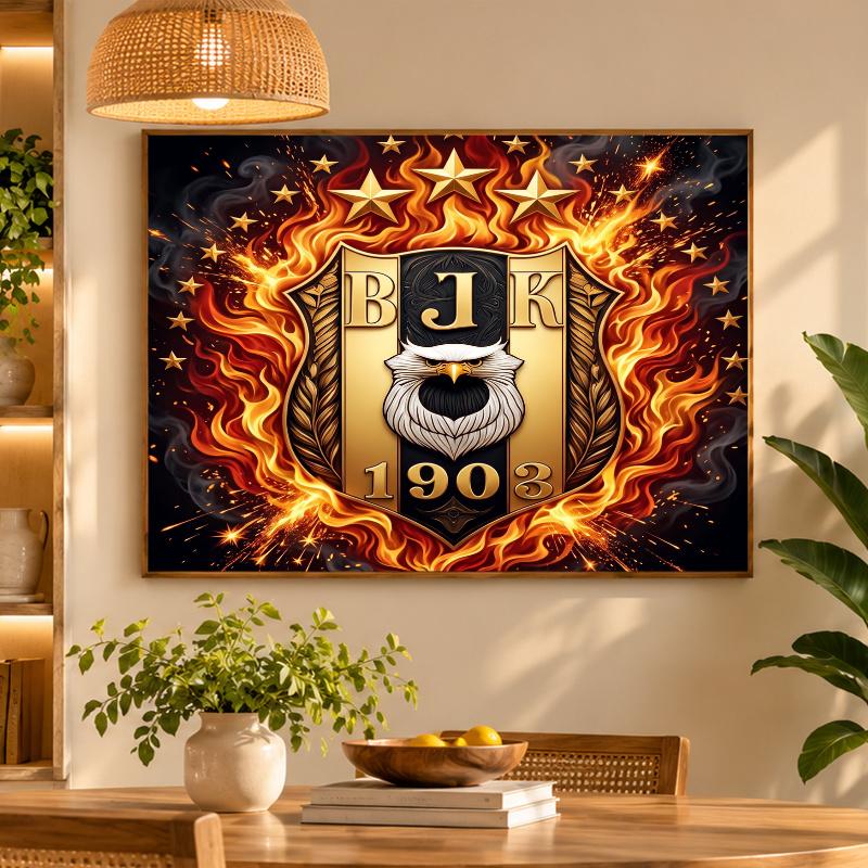 5D Diamond Painting Beşiktaş FC DIY Full Drill Diamond Art Kit Home Decoration