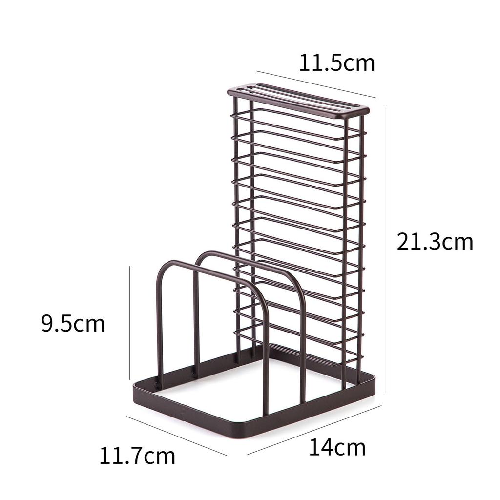 Iron Art Pot Stands Kitchen Pan Rack Cutting Board Storage Shelf Combination Knife Holder  Space Save  Tools