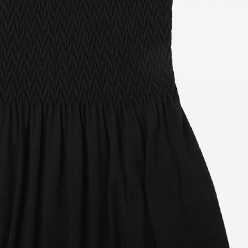 Modal Summer Two Way Tube Top Dress Black Nfwsd5300
