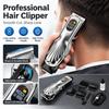 LCD Digital Display Hair Trimmer Rechargeable Bald Head Clipper Portable Electric Hair Clipper