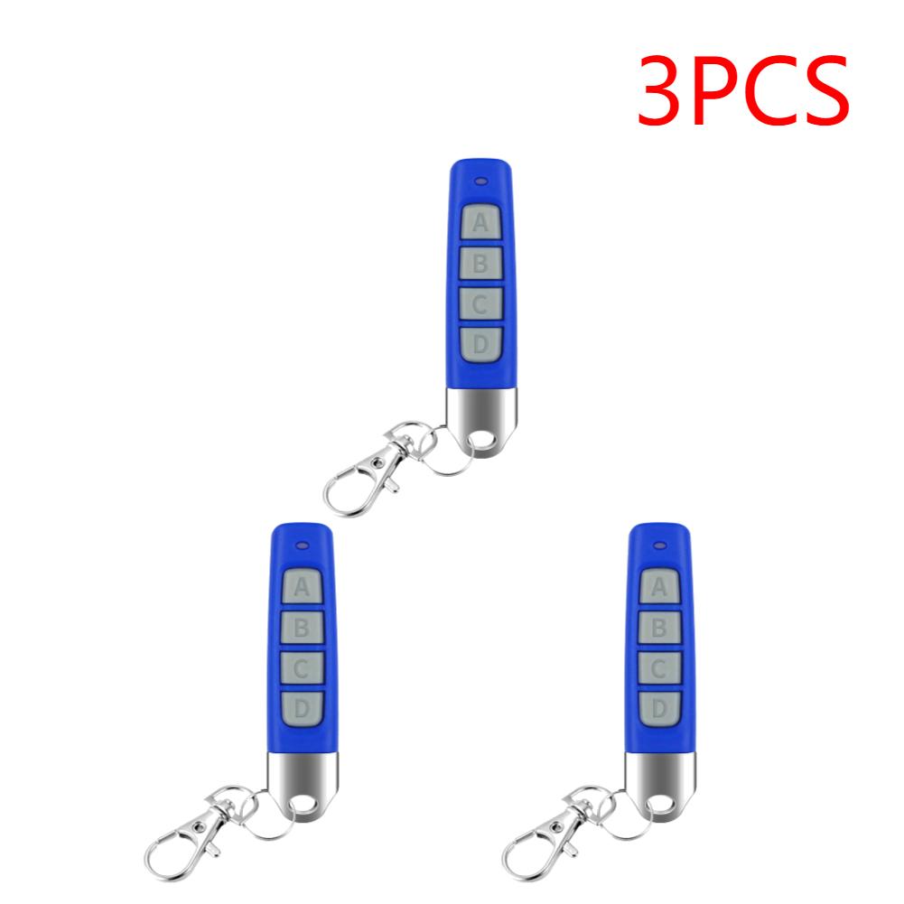 433MHz Copy Remote Controller Plastic 4 Keys Clone Duplicator Battery Powered Cloning Remote Control Multifunctional Door Opener