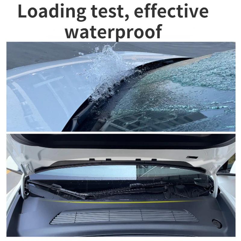 Für Tesla Model Y Vordere Abdeckung Wasserdichter Streifen Modell 3 Wasserdichter Streifen Lufteinlass Schutzabdeckung Autodekorationszubehör