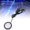 LED Round Light Ultra Thin Aluminum Casing Under Counter Lighting with 1.5m Cable for Ceiling Bedroom Kitchen USB Plug in 5V
