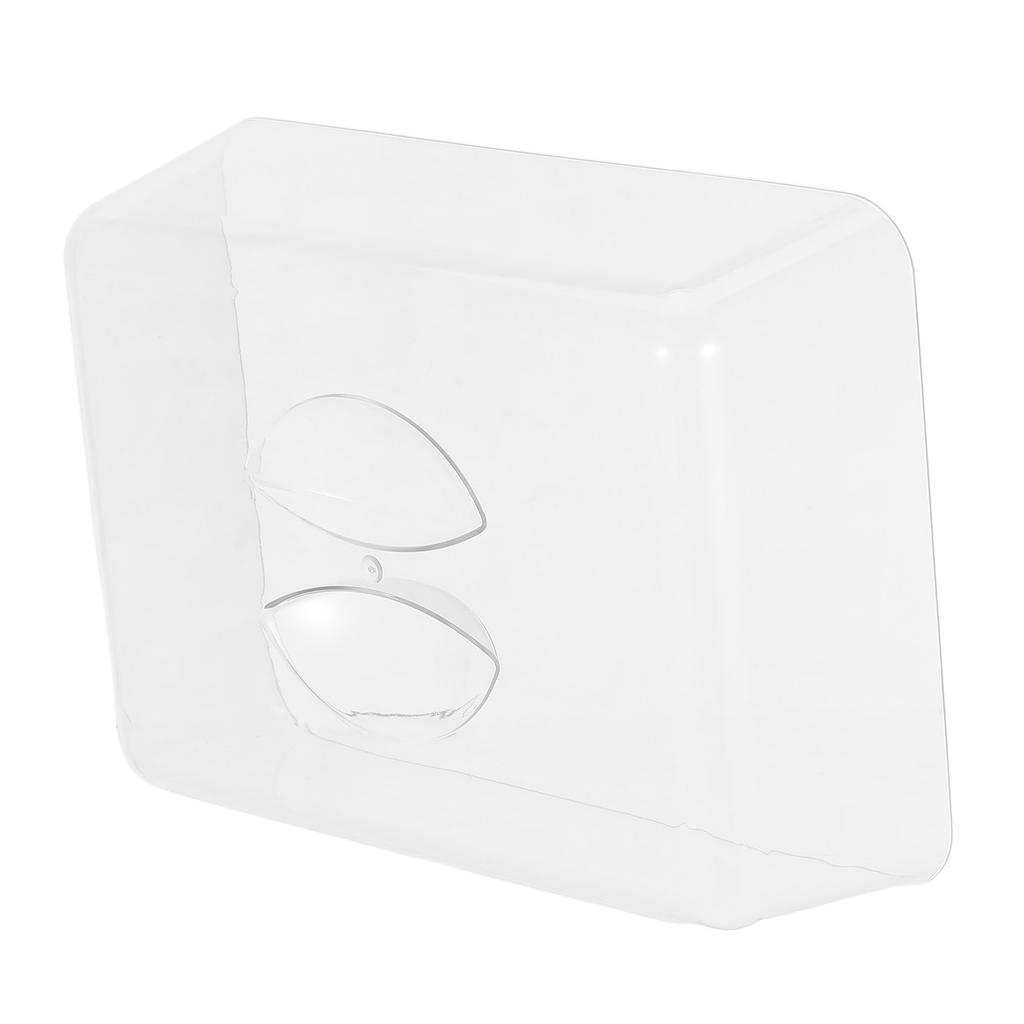Clear Plastic Rectangular Cake Dome Cover 21.5x16.5cm Transparent Food Dome Cloche Display Lid Serving Platter Cover Cheese