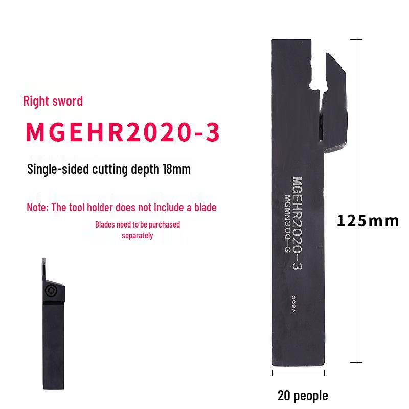 3mm Outer Diameter Grooving Tool Holder MGEHR/MGEHL Series