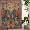 Elephant Totem Print Shower Curtain, Window Curtain with 12 Hooks Curtain for Windows