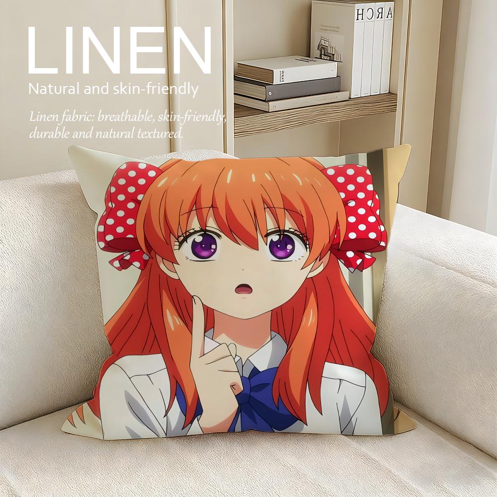 Romance Monthly Girls Nozakikun Housse de Coussin Taie d'oreiller Ensemble Pièces x x Respirant Lavable Housse de Coussin de Canapé