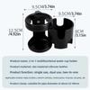 Anti-slip 2 in 1 Baby Stroller Cup Holder Adjustable Rotatable Kids Cup Stand Easy To Install Black