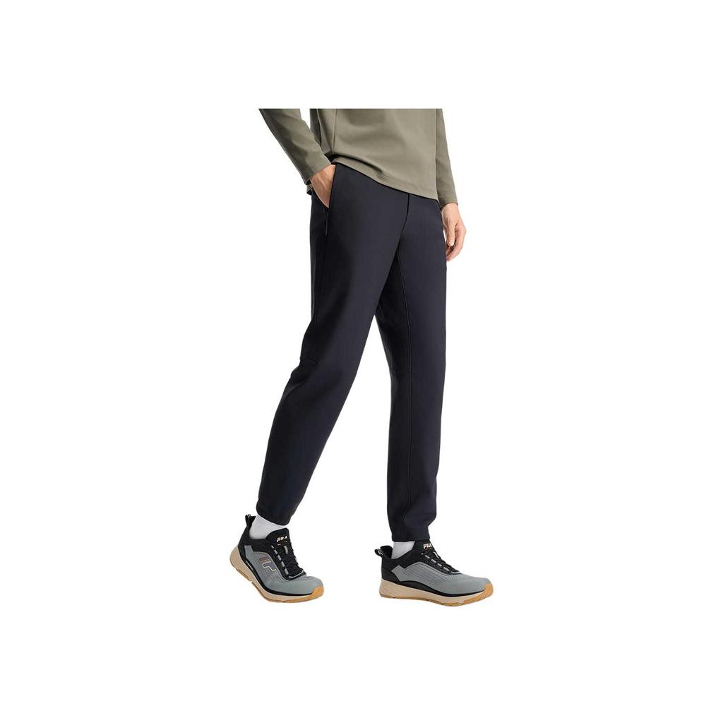 New FILA Knitted Sports Pants Men's Pitch Black A11M511603FBK