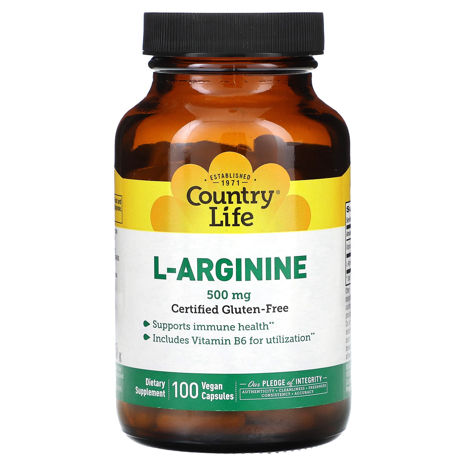

L-Arginine, 500Mg, 100 Veggie Capsules
