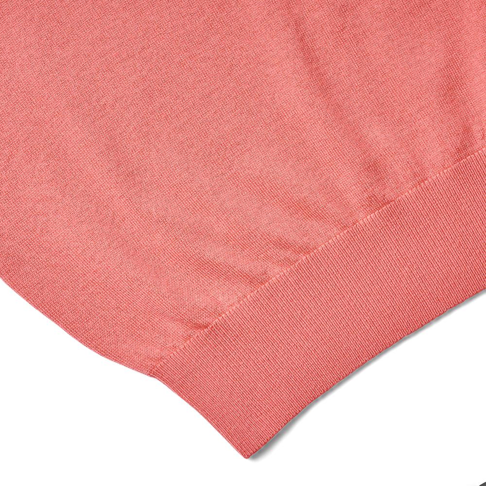 VERNO Short Sleeve Basic Polo Knit Pink