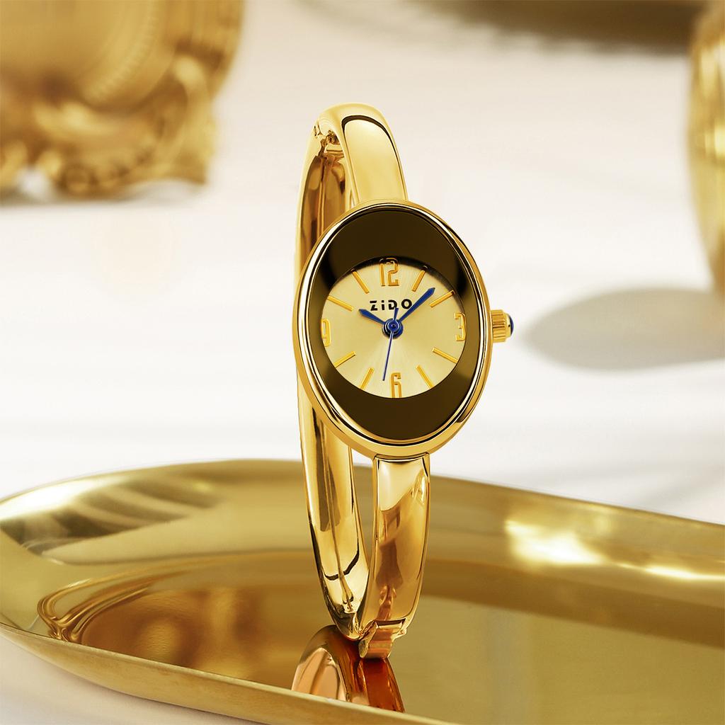 Orologio da Donna Luce Lusso Premium Orologio Design di Nicchia Bracciale Ovale Orologio