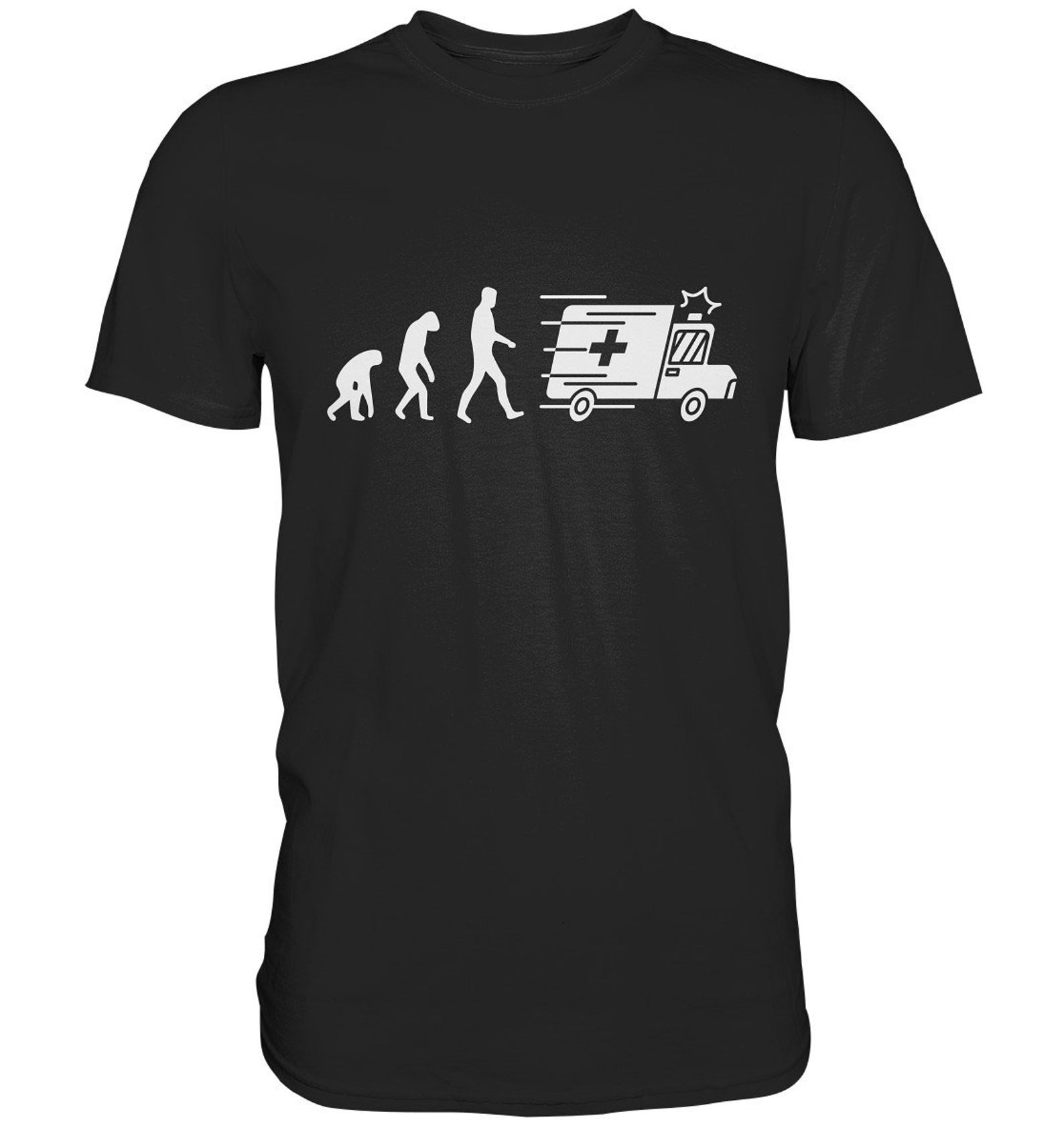 Paramedic Evolution Shirt Emergency Medical Service Gift Ambulance Tshirt S