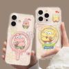 Apple 16 Mobile Phone Case New Iphone16promax Transparent Magnetic Suction 15pro Couple 14 Cartoon 12 Cute