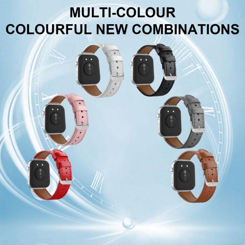 Upgrades Leather Watch Band Luxurious Leather Bracelet Leather Watch Strap Sophisticated Watch Strap for Watch Fit2