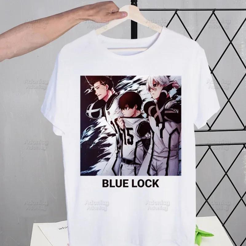 BLUE LOCK Isagi Yoichi T-Shirt Herren Tops T-Shirts Harajuku Seishiro Nagi Meguru Bachira T-Shirt Streetwear Hip Hop Herren T-Shirts