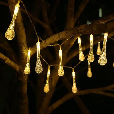 Droplet Led Lights for Decoration - 3 M, 16 Led Water Drop Lights for Home Decoration, Led Decorative Lights for Indoor Outdoor